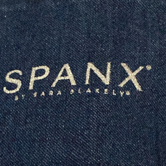 NWT SPANX THE SIGNATURE STRAIGHT SIZE30 Dark Indigo Women's Jeggings side Zipper - Picture 13 of 13